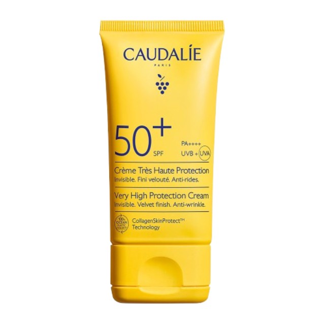 Caudalie Very High Protection Cream SPF50+ Αντηλιακή Κρέμα Προσώπου με Άρωμα 50ml