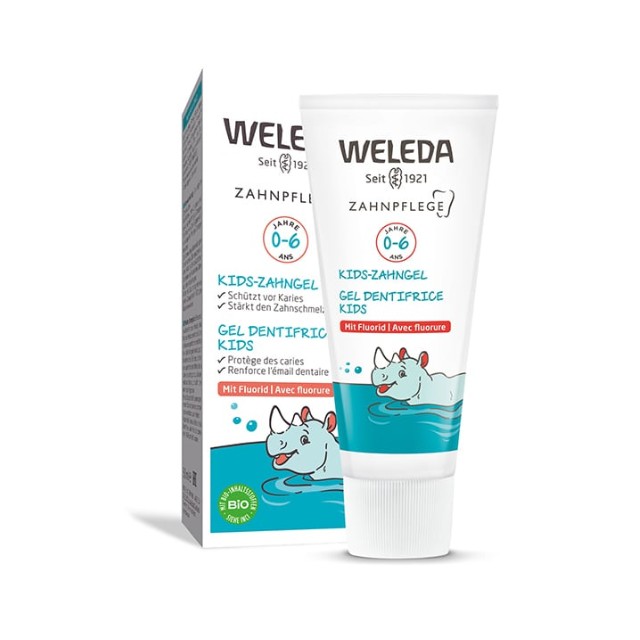 Weleda Οδοντόκρεμα Kids Dental Gel με Φθόριο 0-6 ετών 50ml