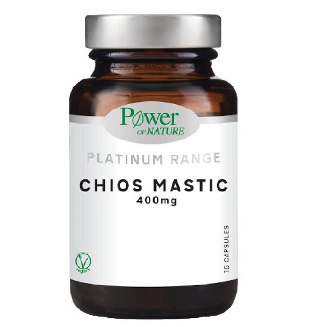 Power of Nature Platinum Range Chios Mastic 400mg Συμπλήρωμα Διατροφής Με Μαστίχα Χίου, 30 κάψουλες