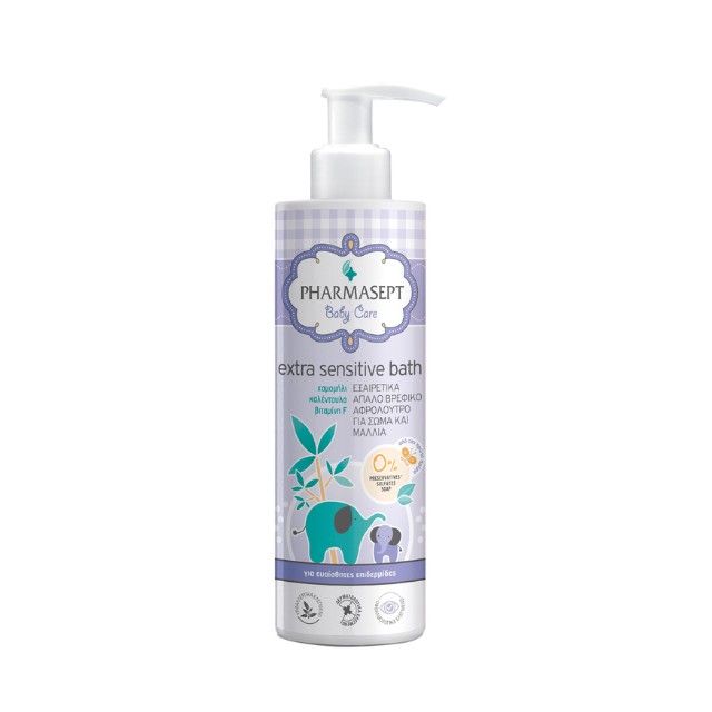 Pharmasept Baby Care Extra Sensitive Bath Αφρόλουτρο για Σώμα & Μαλλιά 250ml