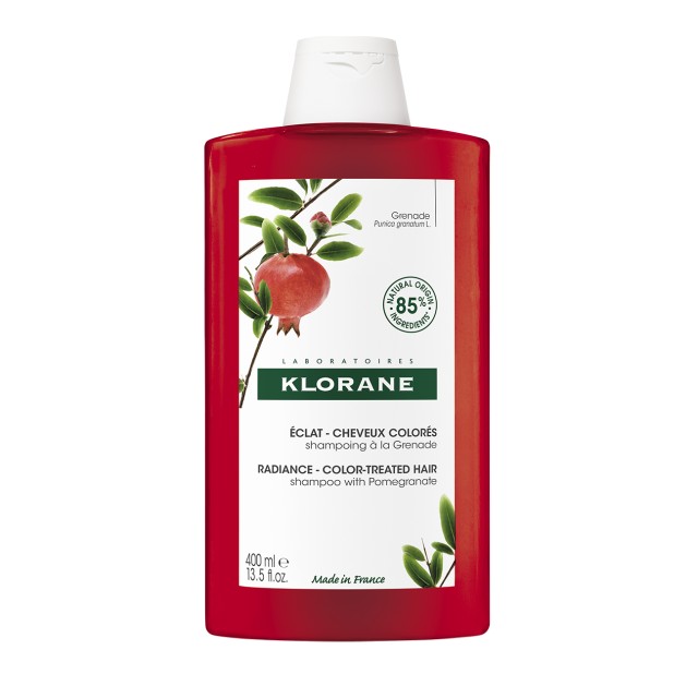 KLORANE Pomegranate Shampoo, Σαμπουάν με Εκχύλισμα Ροδιού για Βαμμένα Μαλλιά 400ml