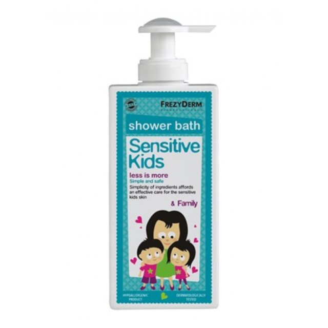 Frezyderm Sensitive Kids Shower Bath & Family Παιδικό Αφρόλουτρο για όλη την Οικογένεια, 200ml