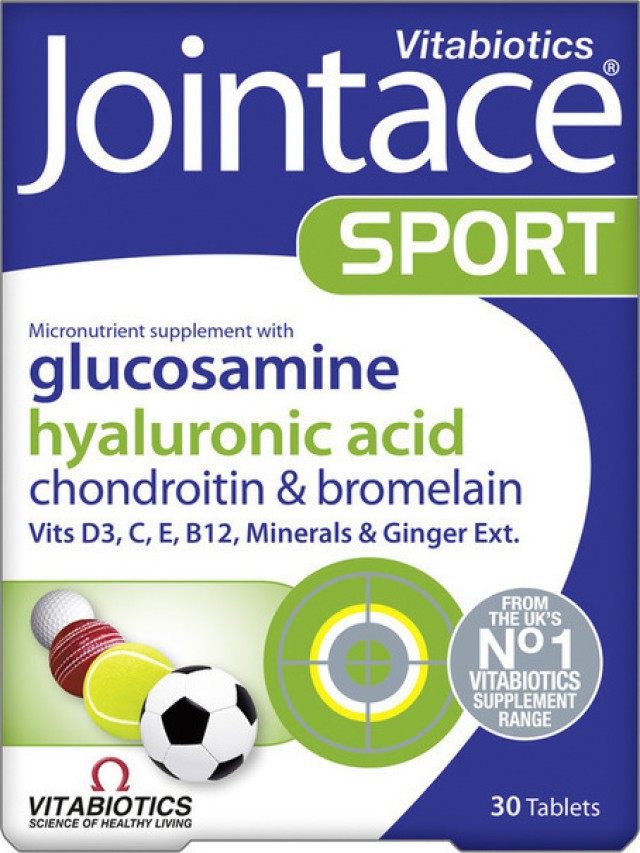 Vitabiotics Jointace Sport Συμπλήρωμα Διατροφής Για Την Υγεία Των Αρθρώσεων, 30 Κάψουλες