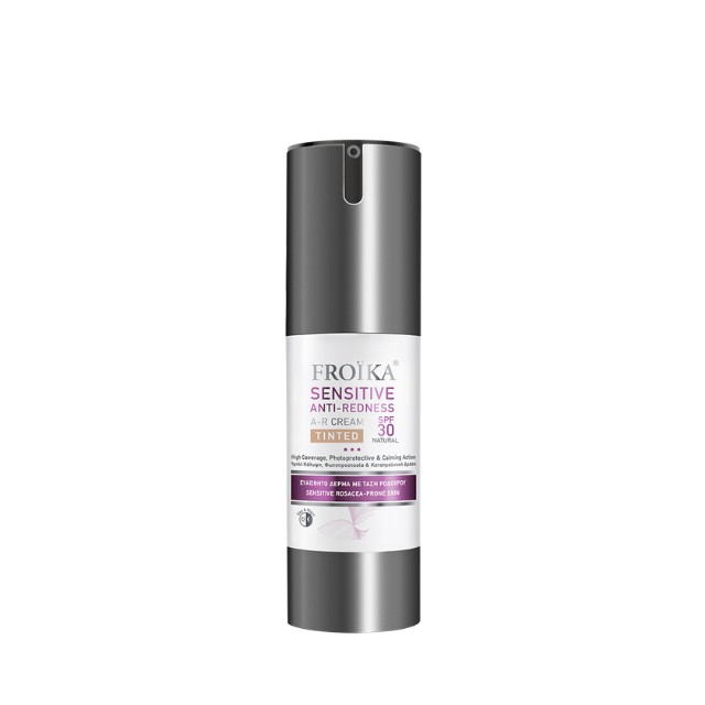 Froika Sensitive Anti-Redness A-R Cream Tinted SPF30 Αντηλιακό για Ροδόχρους Ακμή & Ερυθρότητα με Χρώμα 30ml