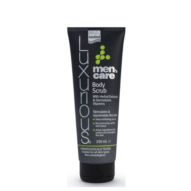 Intermed Luxurious Mens Care Body Scrub Ανδρικό Scrub Σώματος 250ml