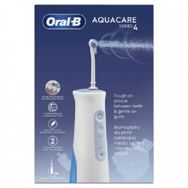 Oral-B Aquacare Water Flosser Irrigator Ηλεκτρική Οδοντόβουρτσα Mε Τεχνολογία Oxyjet, 1τμχ