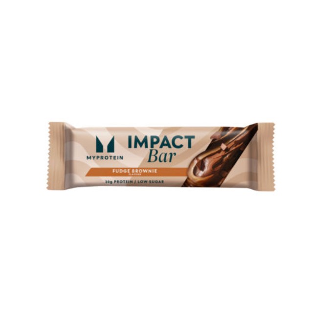 MyProtein Impact Μπάρα Πρωτεΐνης Mε Γεύση Fudge Brownie 64gr