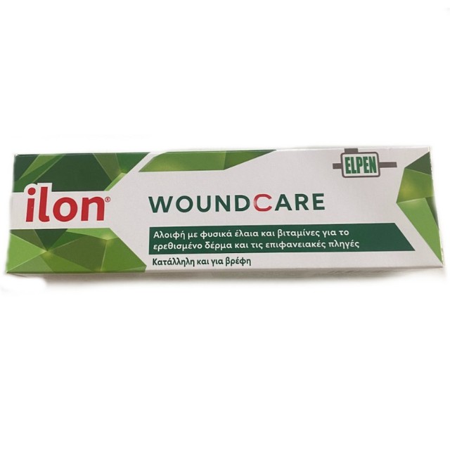 Elpen Ilon Woundcare Ointment Επουλωτική Αλοιφή Για Πληγές & Ερεθισμούς 50ml