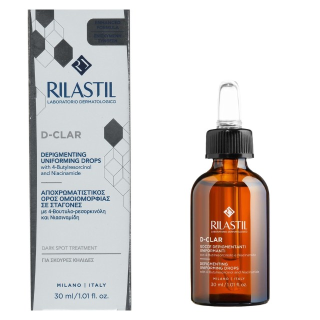 Rilastil D-Clar Depigmenting Uniforming Drops Ορός κατά των Δυσχρωμιών 30ml