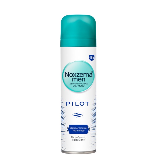 Noxzema Men Pilot Spray Ανδρικό Αποσμητικό 48ωρης Προστασίας 150ml