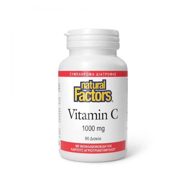 Natural Factors Vitamin C 1000mg 90 Δισκία