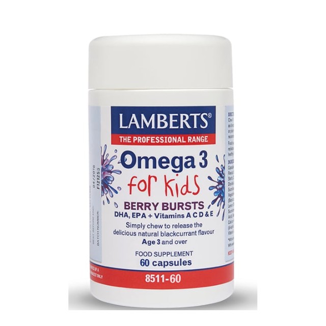 Lamberts Omega 3 For Kids 60 κάψουλες (8511-60)