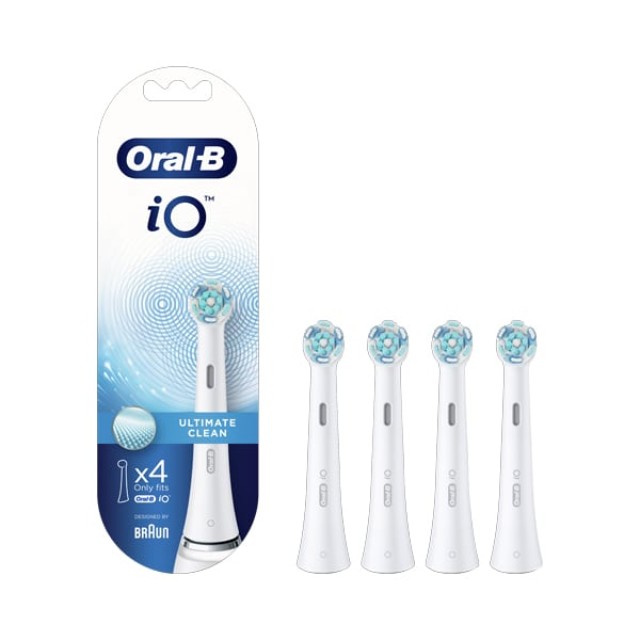 Oral-B iO Ultimate Clean White Ανταλλακτικές Κεφαλές 4τμχ