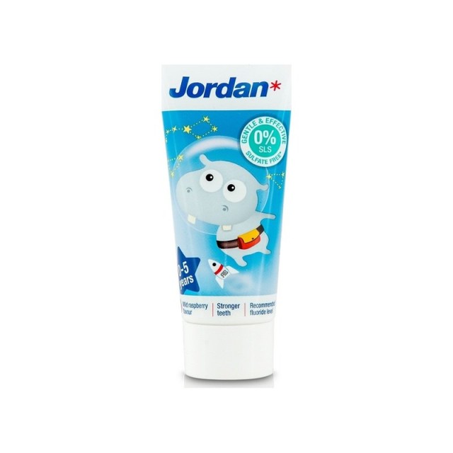 Jordan Παιδική Οδοντόκρεμα Kids για παιδιά από 0-5 Ετών 50ml