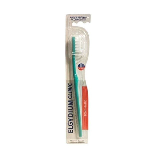 Elgydium Οδοντόβουρτσα Clinic 25/100 Brush Μέτρια - Σκληρή Πράσινη 1τεμ