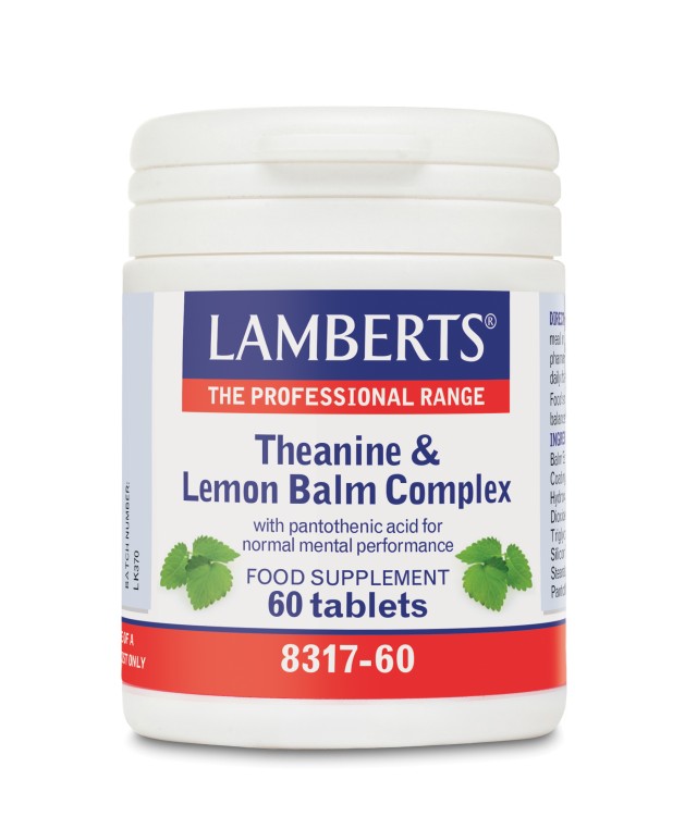 Lamberts Theanine & Lemon Balm Complex 60tbs 8317-60