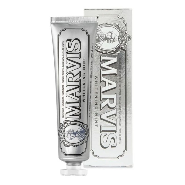 Marvis Οδοντόκρεμα Whitening Mint Με Γεύση Μέντας 85ml