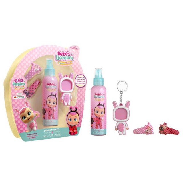 Disney Cry Babies Kids Set (eau de toilette 150 ml & keychain with picture frame & 2 hair clips)