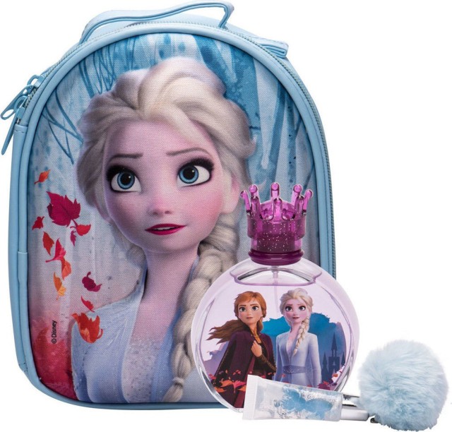 AIR-VAL Frozen II Πακέτο Eau de Toilette Άρωμα για Κορίτσια 100ml & Lip Balm & Backpack Elsa