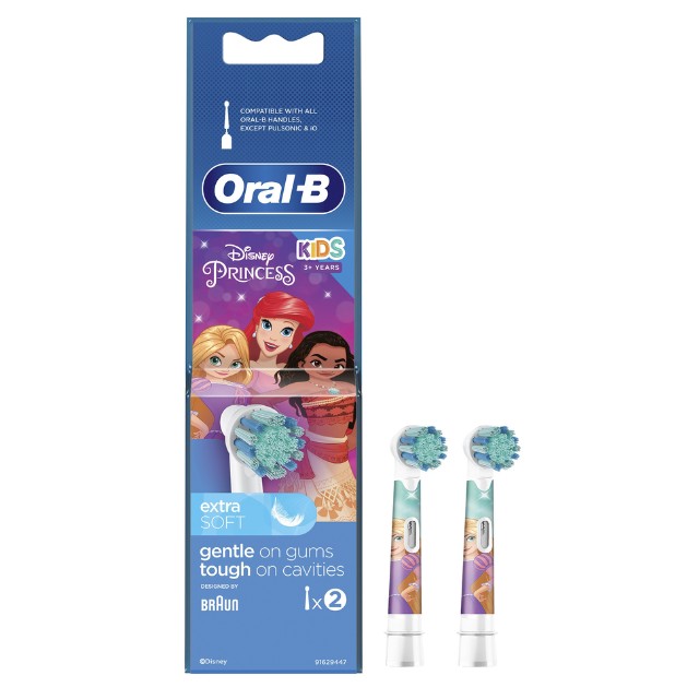 Oral-B Ανταλλακτικές Κεφαλές Για Ηλεκτρική Οδοντόβουρτσα Disney Princess Για 3+ 2τμχ