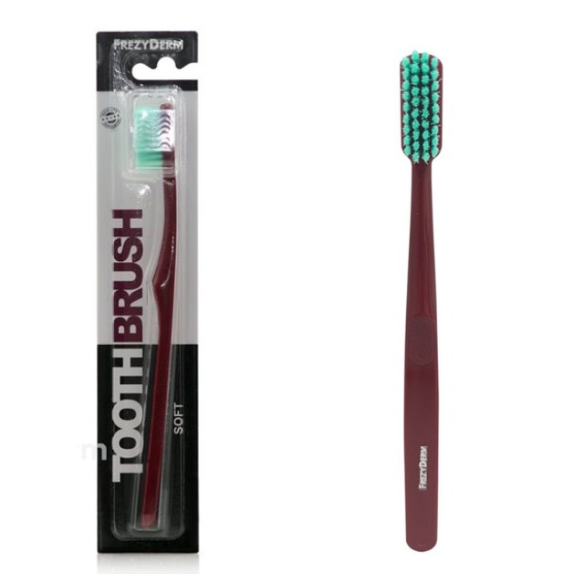 Frezyderm Toothbrush Soft Burgundy Οδοντόβουρτσα Μαλακή 1τμχ