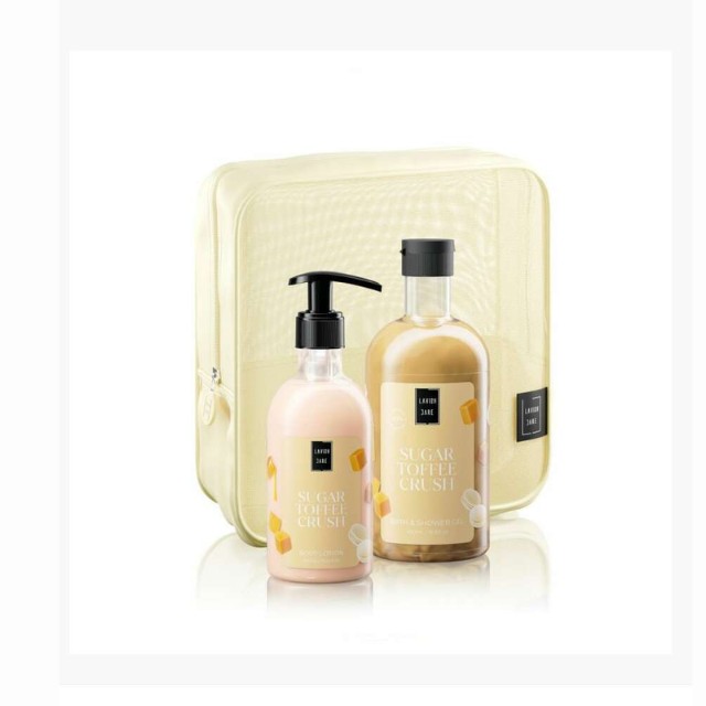 Lavish Care Πακέτο Body Care Sugar Toffee Crush Περιποίησης Σώματος & Δώρο Νεσεσέρ 1τεμ