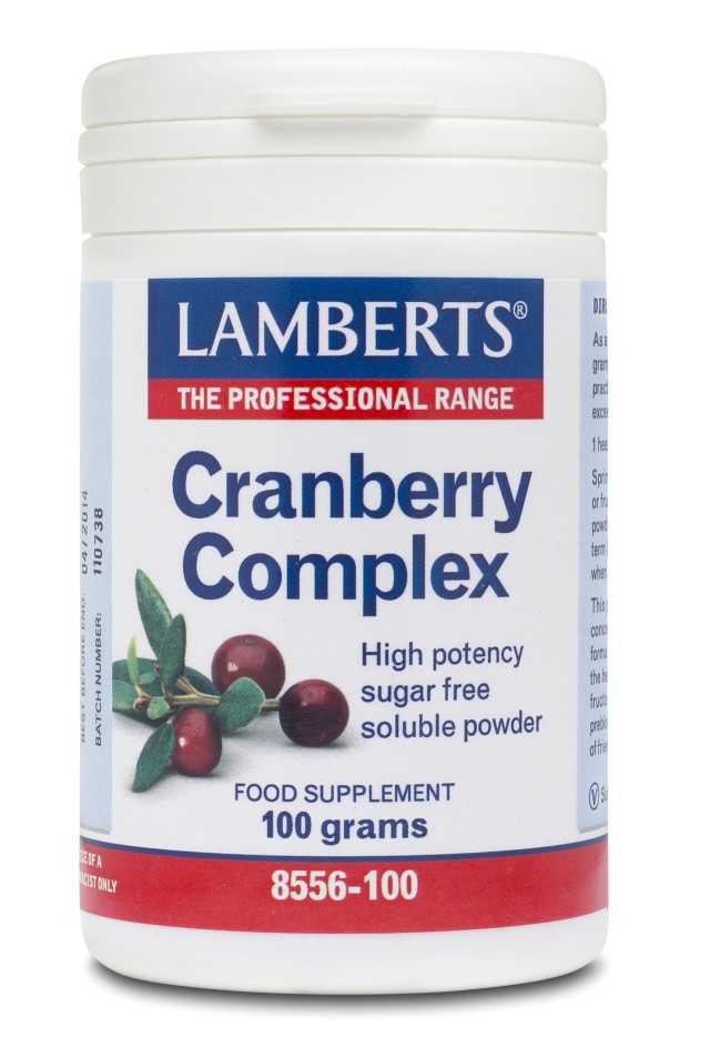 Lamberts Cranberry Complex Powder, Συμπλήρωμα Διατροφής Cranberry σε Σκόνη 100gr 8556-100
