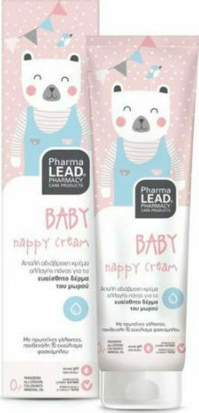 PharmaLead Baby Nappy, Απαλή Αδιάβροχη Κρέμα Αλλαγής Πάνας 150ml