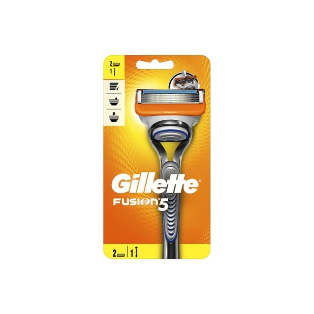 Gillette Fusion5 Ξυριστική Μηχανή & 2 ανταλλακτικά