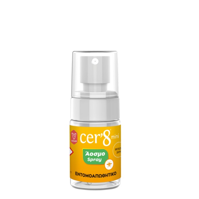 Vican Cer8 Mini Άοσμο Εντομοαπωθητικό Spray 30ml