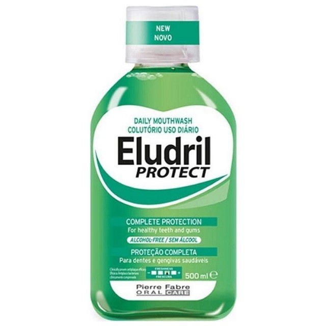 Elgydium Eludril Protect Mouthwash Στοματικό Διάλυμα Καθημερινής Προστασίας, 500ml