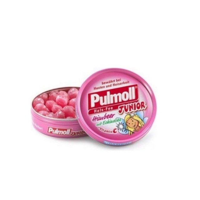 Pulmoll Junior Καραμέλες για παιδιά με Βατόμουρο Εχινάκια & Βιταμίνη C 45gr