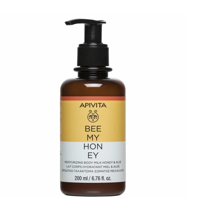 APIVITA Bee my Honey Moisturizing Body Milk Honey & Aloe,-Ενυδατικό Γαλάκτωμα Σώματος με Μέλι και Αλόη 200ml