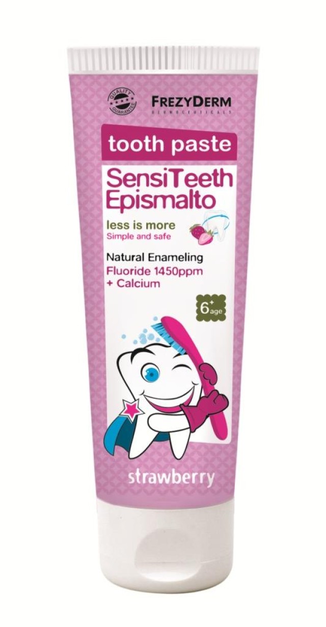 Frezyderm SensiTeeth Epismalto Toothpaste 1.450ppm Οδοντόκρεμα Φυσικής Επισμάλτωσης για Παιδιά από 6 ετών, 50ml
