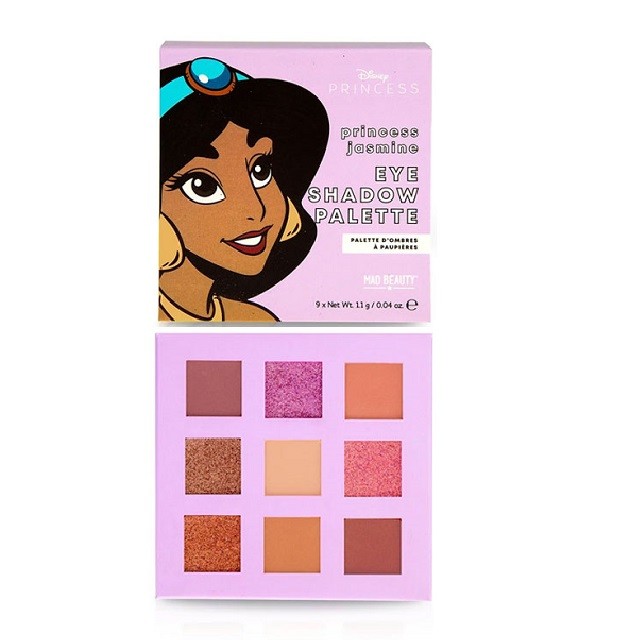 Mad Beauty Disney Mini Eyeshadow Palette Jasmine Παλέτα Σκιών, 9x1,1gr