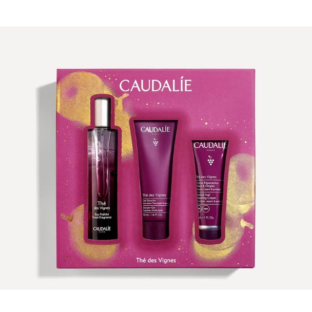 Caudalie The Des Vignes Πακέτο Fresh Fragrance Γυναικείο Άρωμα 50ml & Shower Gel 50ml & Hand Cream 30ml