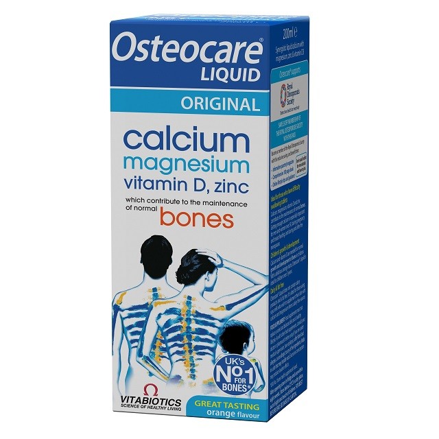 Vitabiotics Osteocare Lichid Original Πόσιμο Συμπλήρωμα Διατροφής Για Την Υγεία Των Οστών, 200ml