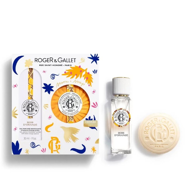 Roger & Gallet Πακέτο Bois Dorange Wellbeing Fragrant Water 30ml & Δώρο Wellbeing Soap 50gr
