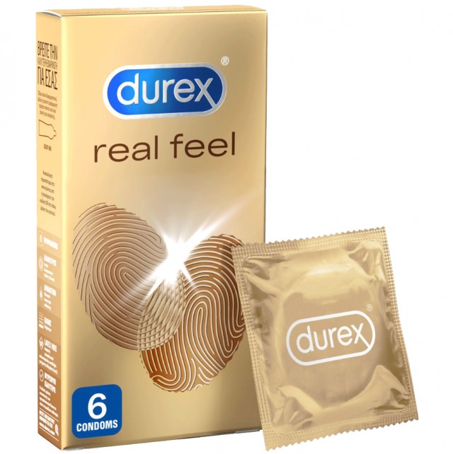 DUREX Real Feel για Φυσική Αίσθηση 6 τεμάχια