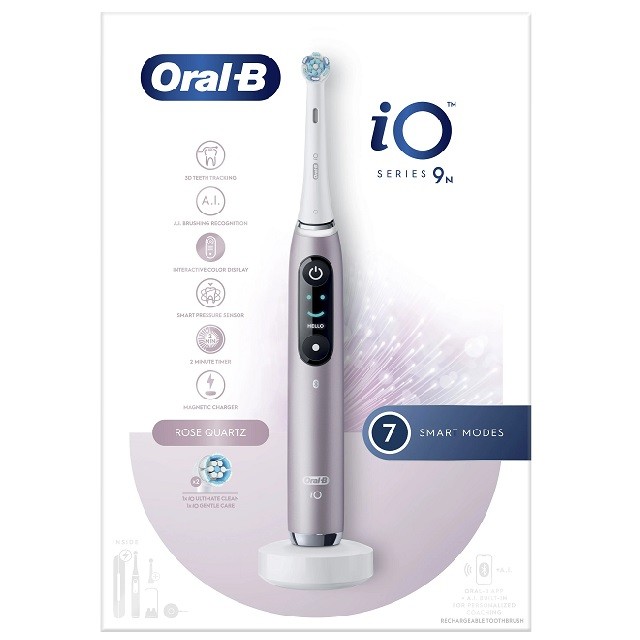 Oral-B Ηλεκτρική Οδοντόβουρτσα iO Series 9N Με Χρονοδιακόπτη & Αισθητήρα Πίεσης Για Προστασία Των Ούλων, 1 τεμάχιο