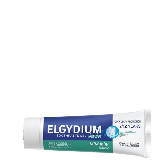 Elgydium Οδοντόπαστα Gel Junior 7/12 Ετών με Ήπια Γεύση Μέντας 50ml