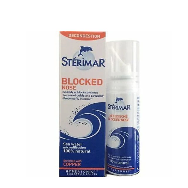 Sterimar Blocked Nose Ρινικό Σπρέι Αποσυμφορητικό 100ml