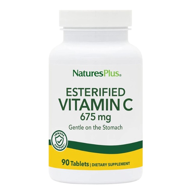 Natures Plus Esterified Vitamin C 675mg Συμπλήρωμα Διατροφής Βιταμίνης C σε Εστερική Μορφή 90 Ταμπλέτες