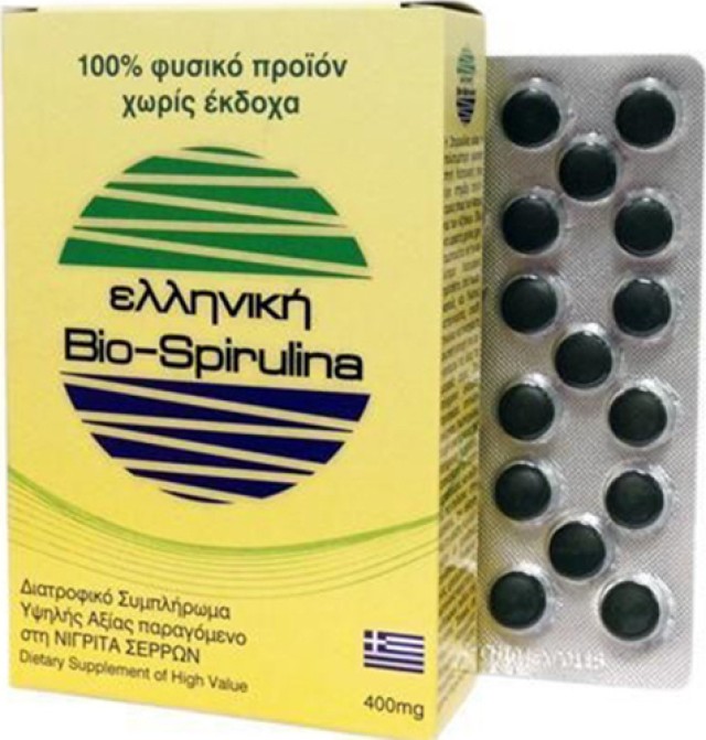 Protonex Ελληνική Bio-Spirulina 400mg Σπιρουλίνα Νιγρίτας Σερρών, 120tabs - Για Ενέργεια & Τόνωση Ολόκληρου του Οργανισμού