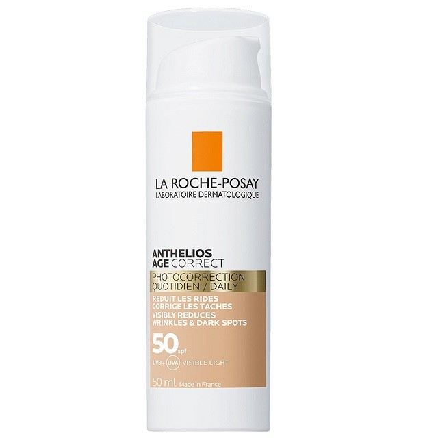 La Roche Posay Anthelios Age Correct CC Cream SPF50 Αντηλιακή Κρέμα Προσώπου Με Χρώμα, 50ml