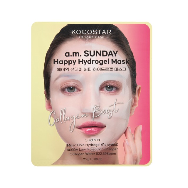 Kocostar A.M Sunday Happy Hydrogel Face Mask 25g