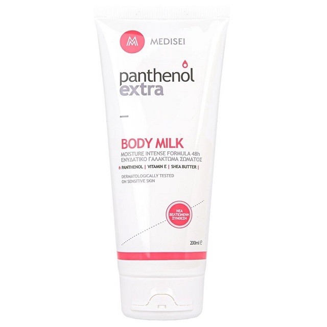 Medisei Panthenol Extra Body Milk Ενυδατικό Γαλάκτωμα Σώματος 48ωρης Διάρκειας, 200ml