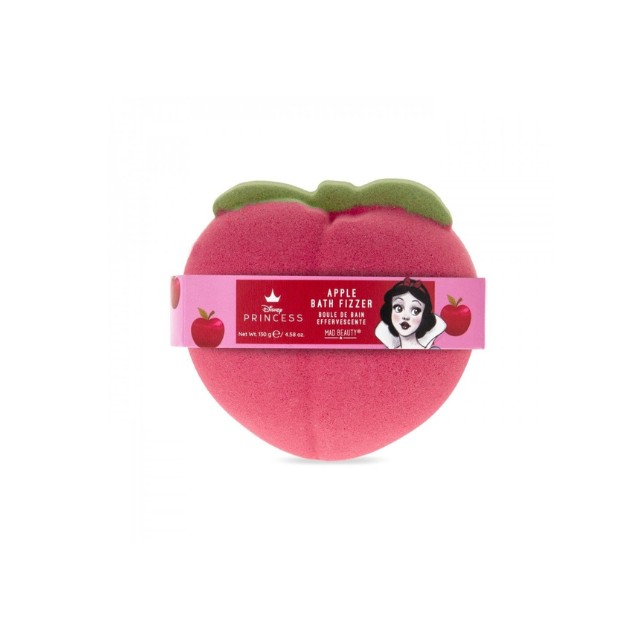 Mad Beauty Princess Snow White Bath Fizzer Μπάλα Αλάτων Με Άρωμα Μήλου, (99650), 130gr, 1 Τεμάχιο