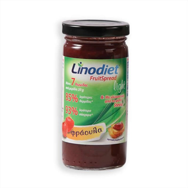 Linodiet Μαρμελάδα Φράουλα Με Stevia 260gr