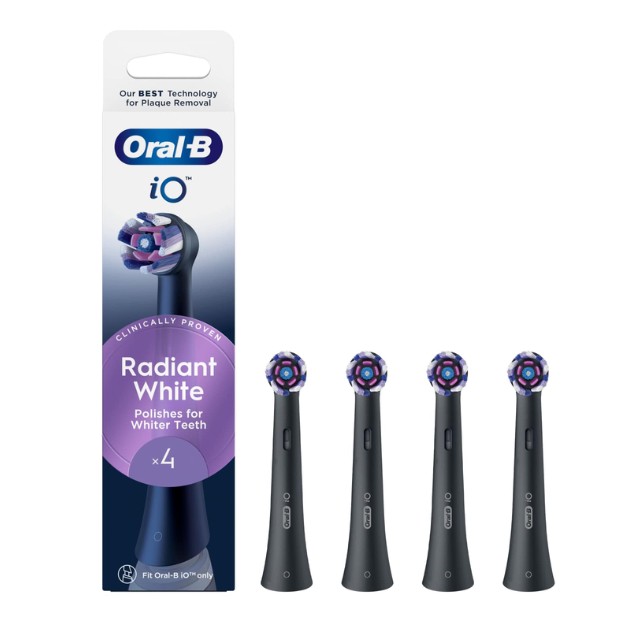 Oral-B Radiant White Ανταλλακτικές Κεφαλές Ηλεκτρικής Οδοντόβουρτσας 4τμχ